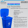 Orchids Bio Waste Dust Bin 15 Litres (Blue)