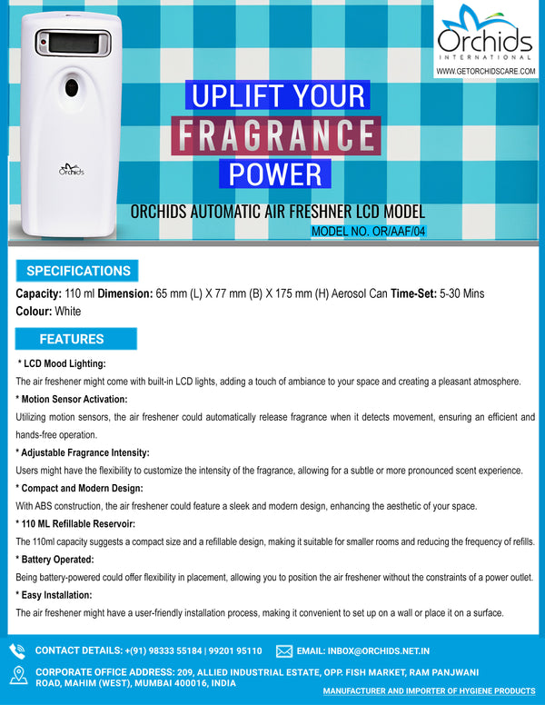 Automatic Air Freshener LCD Model