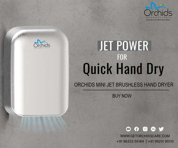 Orchids Mini Jet Brushless Hand Dryer