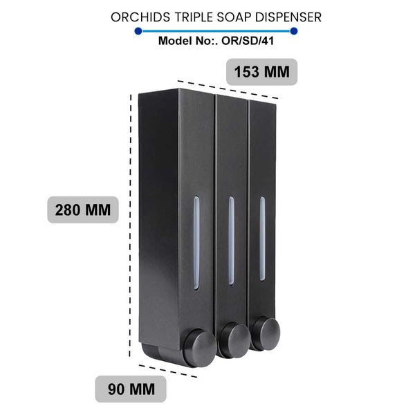 Orchids Triple Soap Dispenser (OR/SD/41)