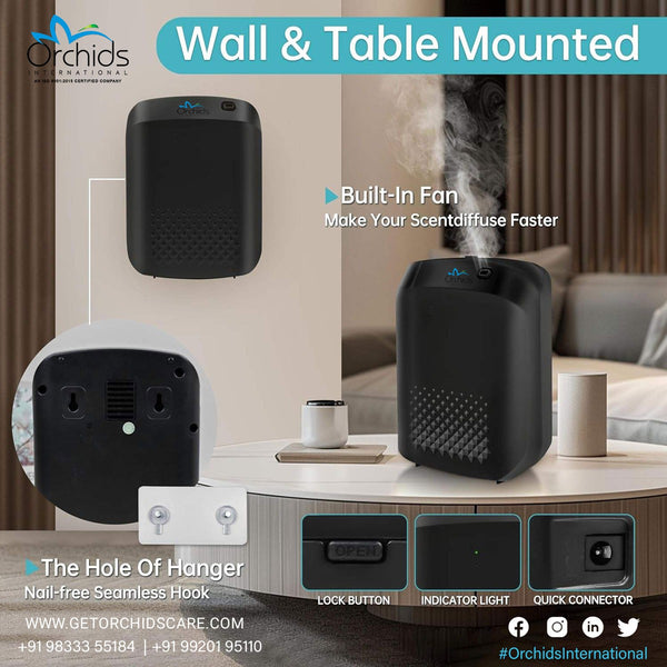 Orchids Smart Scent Diffuser (OR/SSD/01) Black