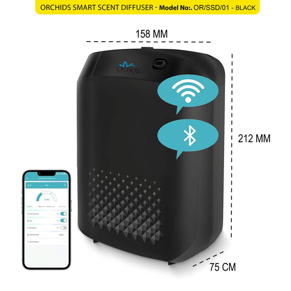 Orchids Smart Scent Diffuser (OR/SSD/01) Black