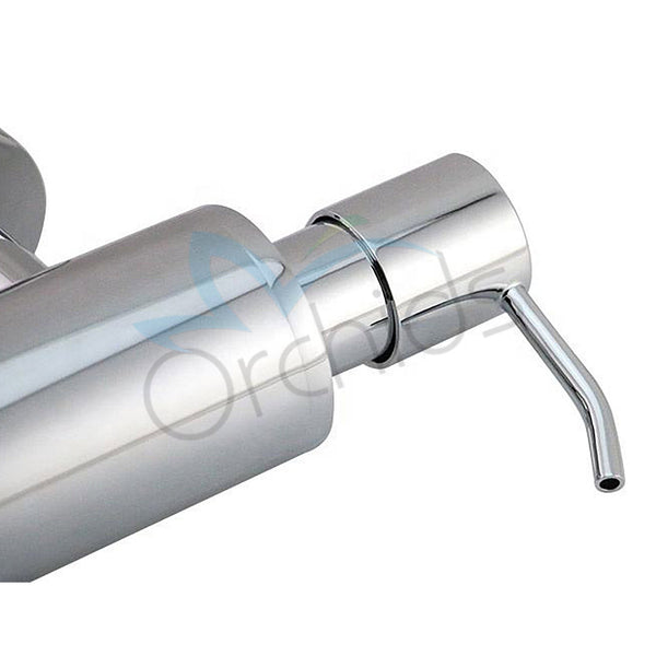 Orchids Stainless Steel 304 Grade Counter Top Soap Dispenser Round Wall Mounted (OR/CT/02)