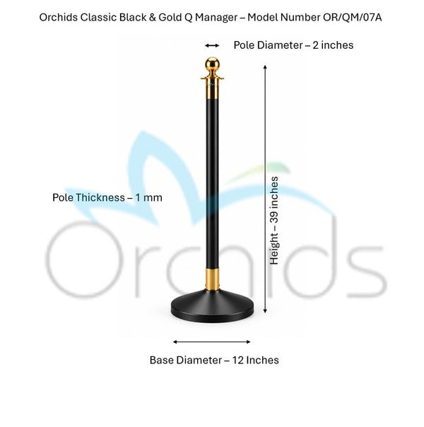 Orchids Classic Black & Gold Q Manager