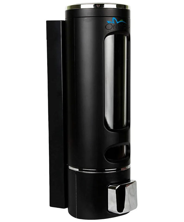 Orchids Soap/Sanitizer Dispenser 400 ml , ABS Body, Wall Mounted Soap Dispenser, Sleek Design, Ideal for Kitchen, Bathroom, Schools, Offices, Commercial use. (OR/SD/35)