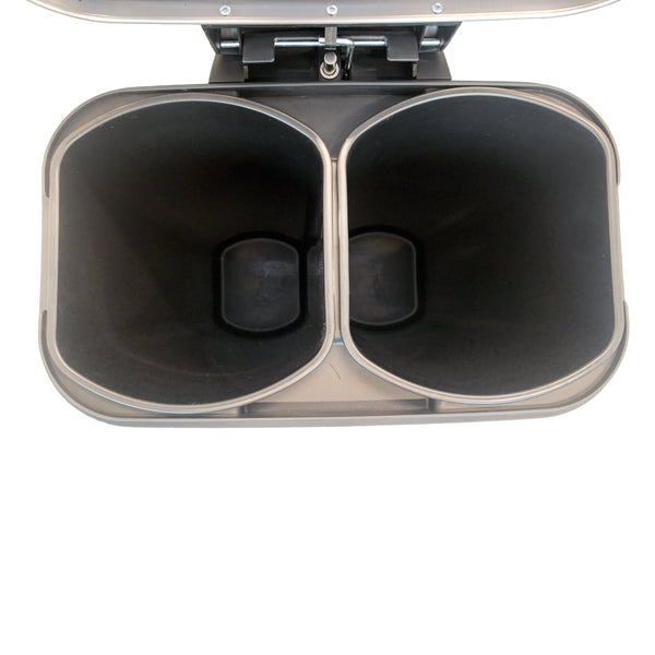 Orchids Dual Compartment Pedal Dustbin OR/SCPB/03