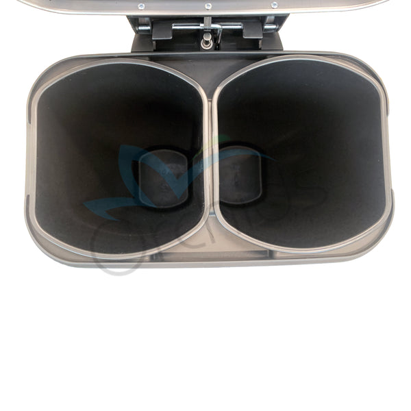 Orchids Dual Compartment Pedal Dustbin OR/SCPB/03