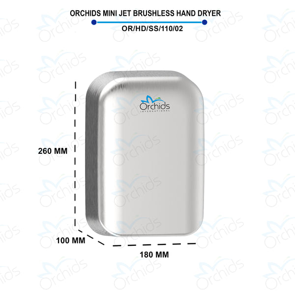 Orchids Mini Jet Brushless Hand Dryer