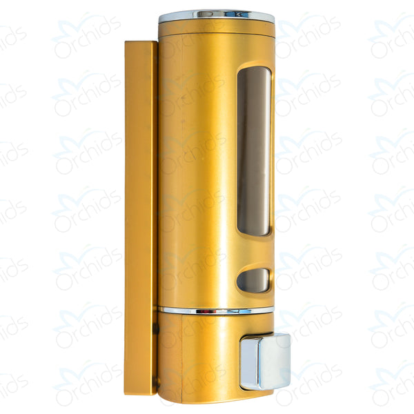 Orchids Soap/Sanitizer Dispenser 400 ml , ABS Body, Wall Mounted Soap Dispenser, Sleek Design, Ideal for Kitchen, Bathroom, Schools, Offices, Commercial use.