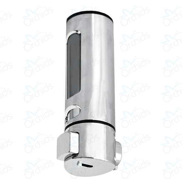 Orchids Soap/Sanitizer Dispenser 400 ml , ABS Body, Wall Mounted Soap Dispenser, Sleek Design, Ideal for Kitchen, Bathroom, Schools, Offices, Commercial use. (OR/SD/35)