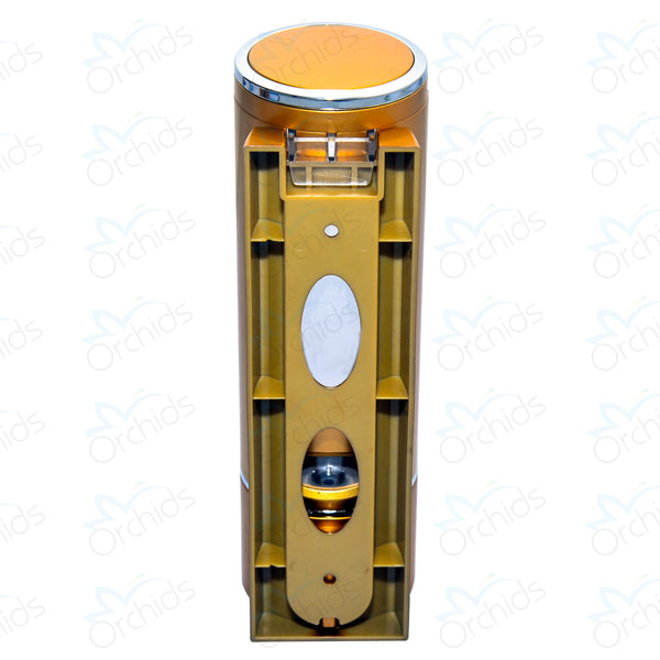 Orchids Soap/Sanitizer Dispenser 400 ml , ABS Body, Wall Mounted Soap Dispenser, Sleek Design, Ideal for Kitchen, Bathroom, Schools, Offices, Commercial use. (OR/SD/35)