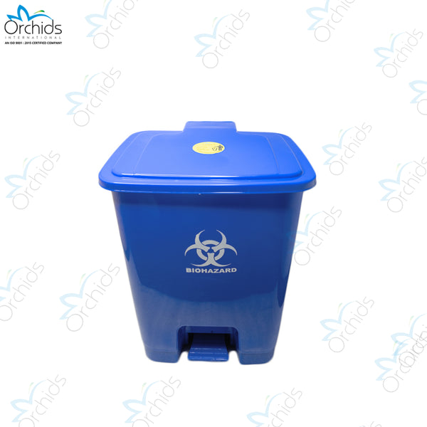 Orchids Bio Waste Dust Bin 30 Litres (Blue)