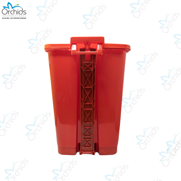 Orchids Bio Waste Dust Bin 30 Litres (Red)