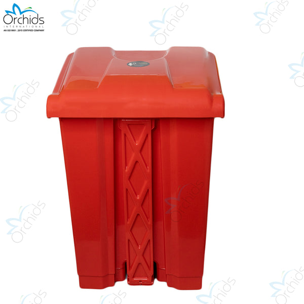 Orchids Bio Waste Dust Bin 60 Litres (Red)