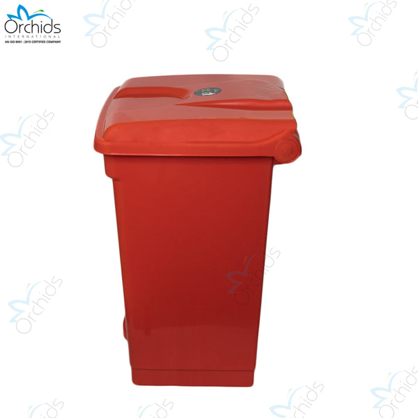 Orchids Bio Waste Dust Bin 60 Litres (Red)