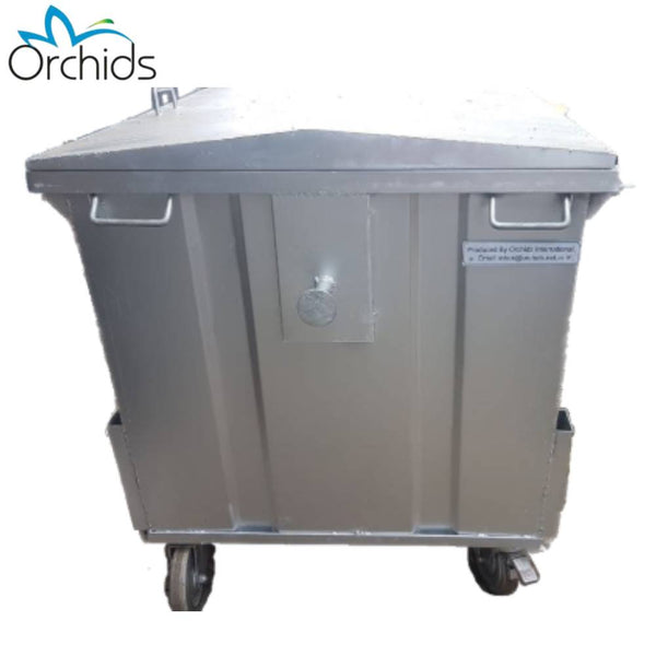 Orchids Metal Wheel Dustbin (1100 Liters)