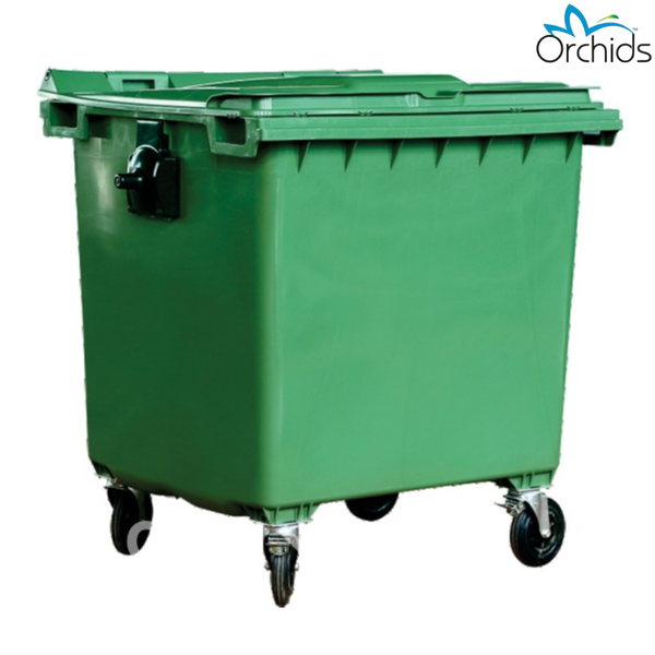 Orchids Metal Wheel Dustbin (1100 Liters)