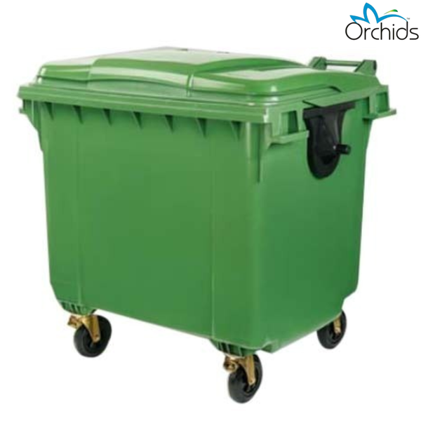 Orchids Metal Wheel Dustbin (1100 Liters)