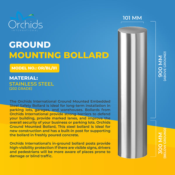 Orchids Ground Mounted Bollard