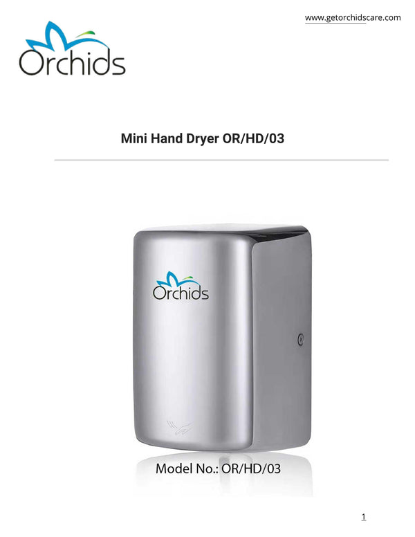 High Speed SS Hand Dryer (Mini)