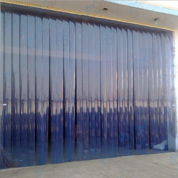 PVC Strip Curtain (Blue)