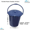 Orchids Plastic Dustbin 10 litres