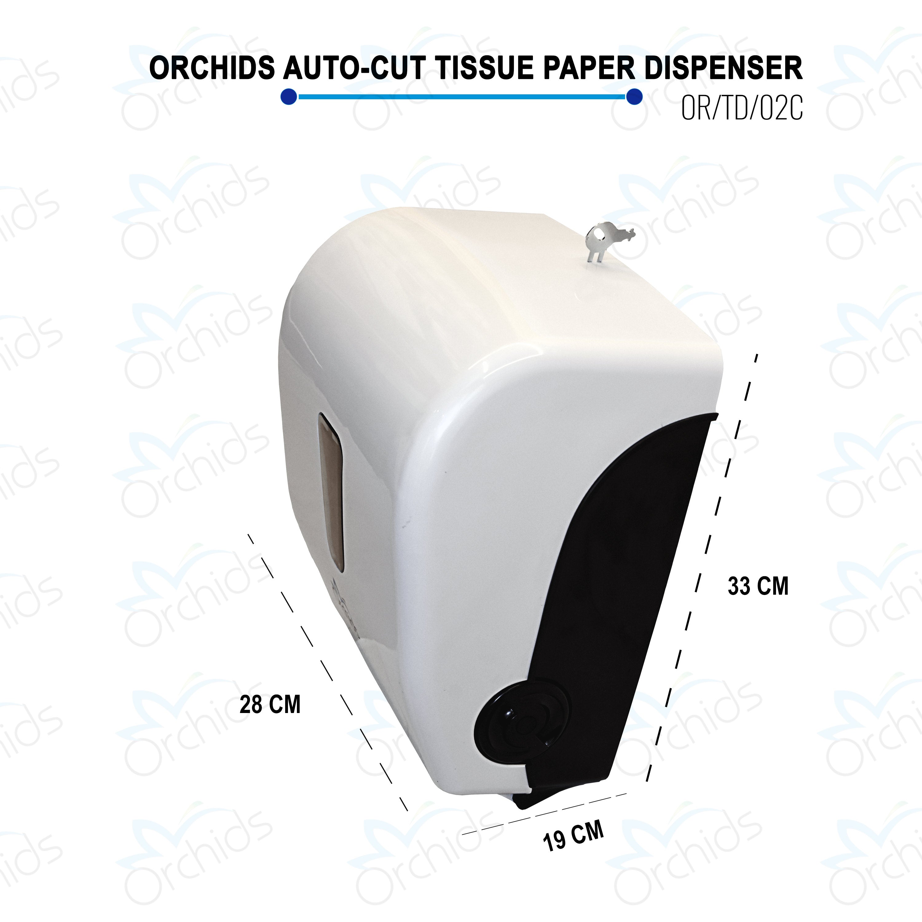 Orchids Auto Cut tissue dispenser (OR/TD/06C) (White)
