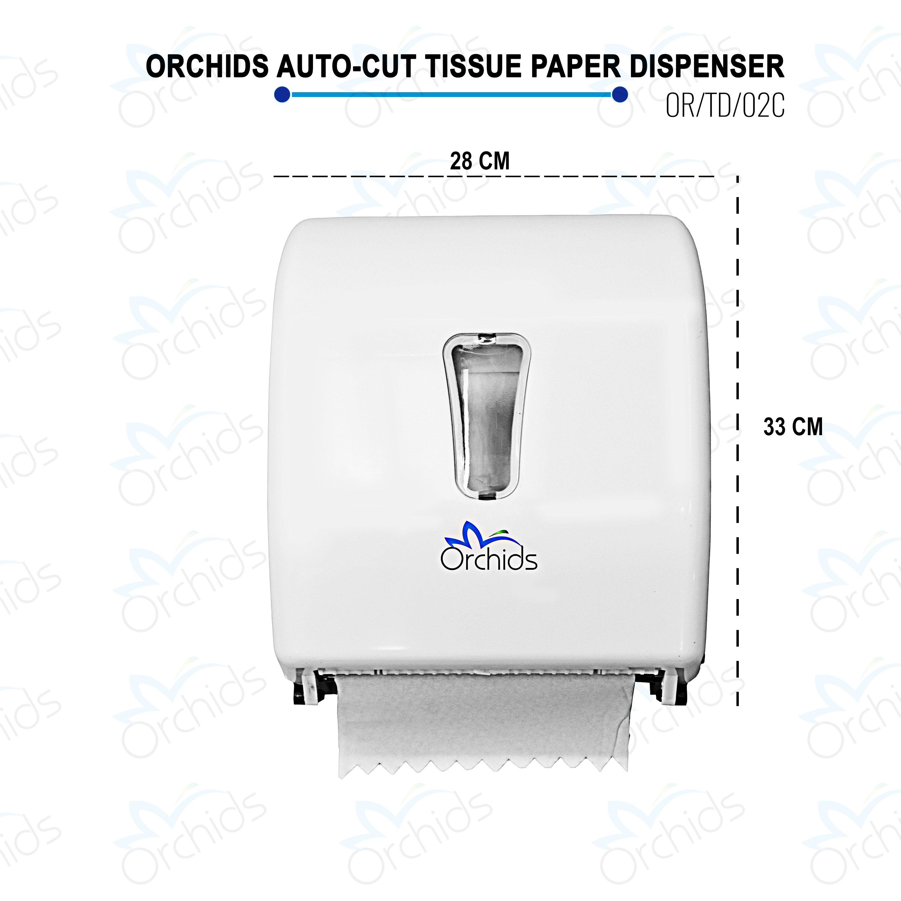 Orchids Auto Cut tissue dispenser (OR/TD/06C) (White)