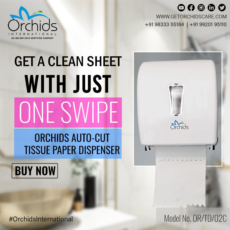Orchids Auto Cut tissue dispenser (OR/TD/06C) (White)