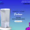 Orchids Soap/Sanitizer Dispenser 500 ml (White), ABS Body, Wall Mounted Soap Dispenser, Sleek Design, Ideal for Kitchen, Bathroom, Schools, Offices, Commercial use.