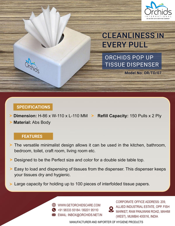 Pop up Tissue Dispensers