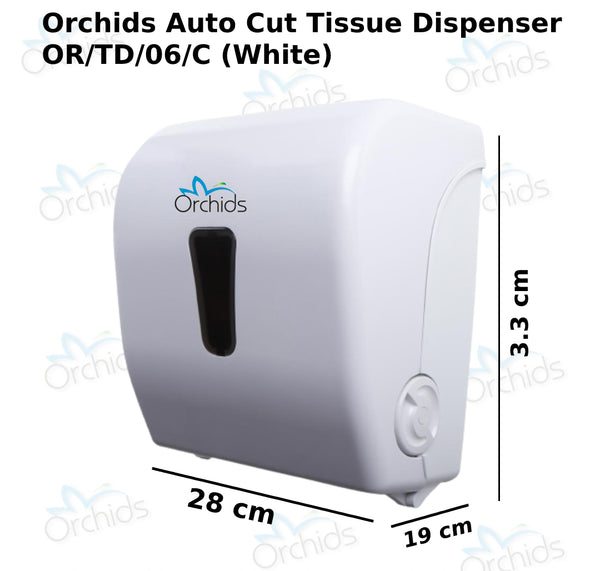 Orchids Auto Cut tissue dispenser OR/TD/06C (White)