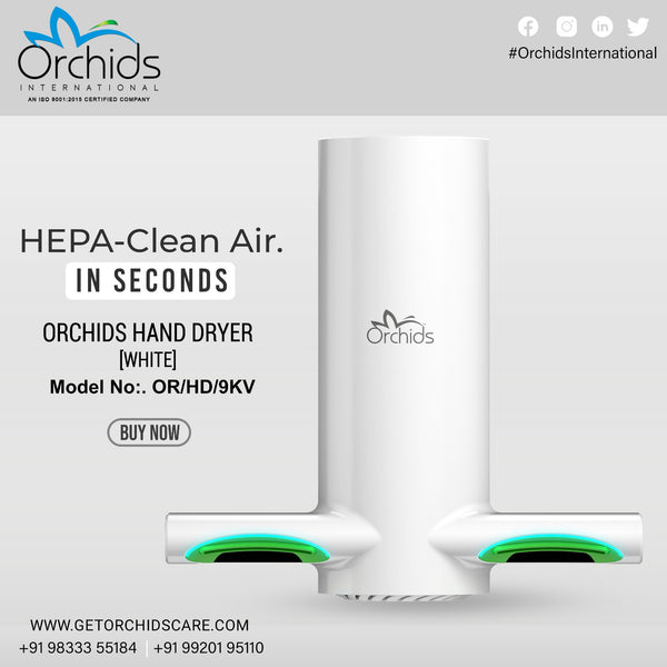 Orchids Hand Dryer (White)  OR/HD/9KV