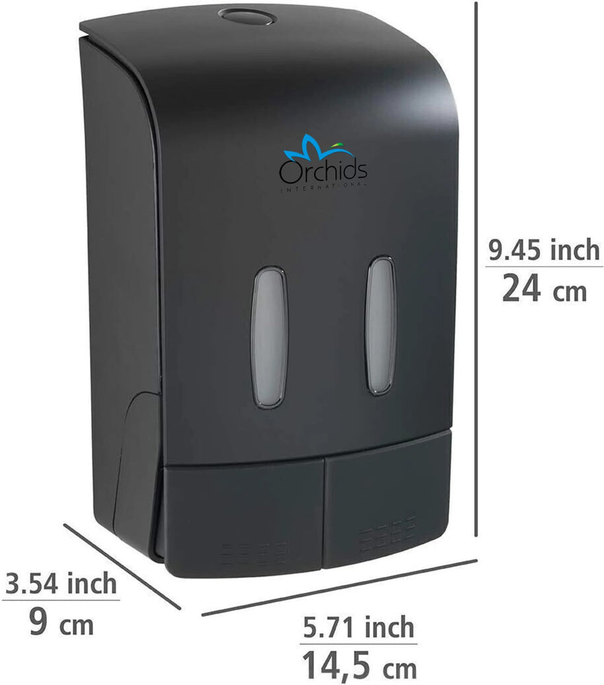 Twin Soap Dispenser ( OR/SD/40 Black)