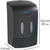 Twin Soap Dispenser ( OR/SD/40 Black)