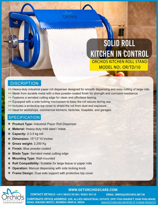 Orchids Kitchen Roll Stand  (OR/TD/10)