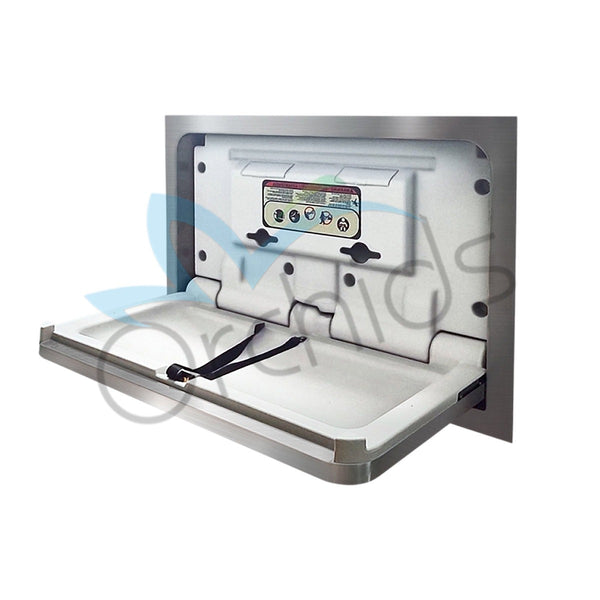 Orchids Baby Diaper Changing Station (OR/BC/01/SS) Stainless Steel - 304 Grade