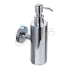 Orchids Stainless Steel 304 Grade Counter Top Soap Dispenser Round Wall Mounted (OR/CT/02)