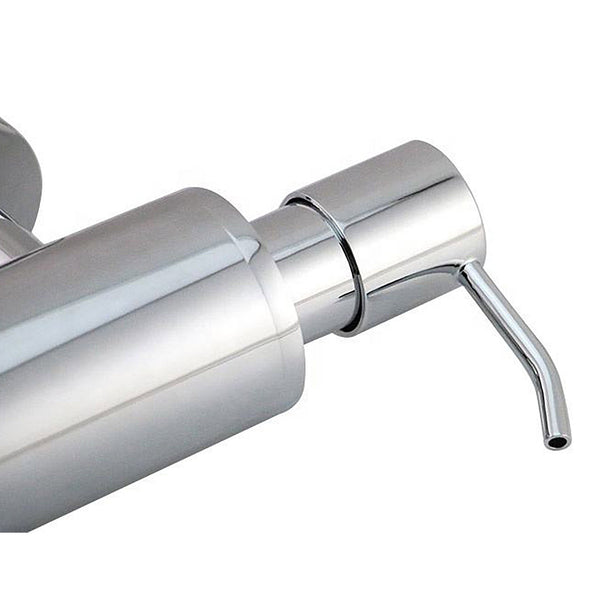 Orchids Stainless Steel 304 Grade Counter Top Soap Dispenser Round Wall Mounted (OR/CT/02)