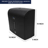 ORCHIDS TISSUE DISPENSER (WALL MOUNTED)  MODEL NO.: OR/TD/KV (BLACK)