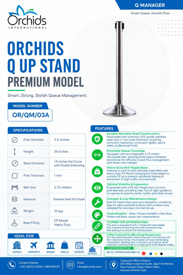 Q Up Stand Premium Model (OR/QM/03A)