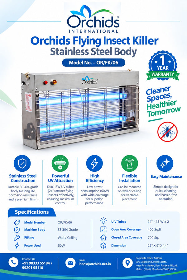 Flying Insect Killer Stainless Steel Body (OR/FK/06)