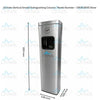 Orchids Vertical Smoke Extinguishing Column - OR/ACB/05 Silver