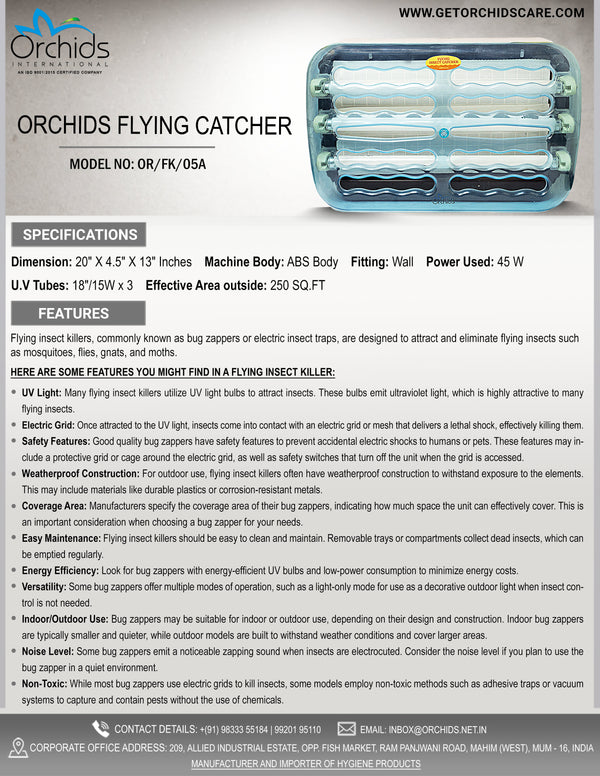 Orchids Flying Insect Catcher (Glue Pad)