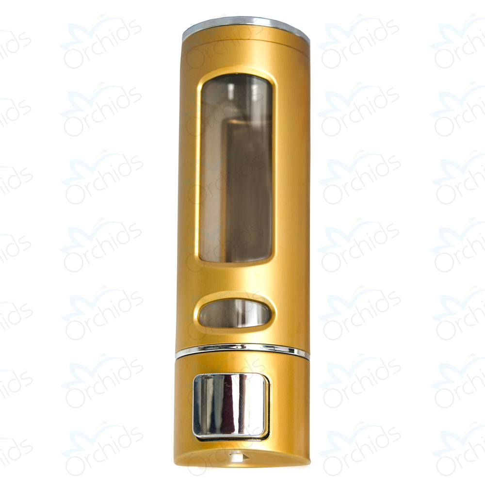 Orchids Soap/Sanitizer Dispenser 400 ml , ABS Body, Wall Mounted Soap Dispenser, Sleek Design, Ideal for Kitchen, Bathroom, Schools, Offices, Commercial use. (OR/SD/35)