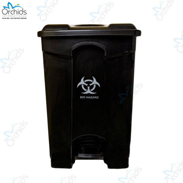 Orchids Bio Waste Dust Bin 60 Litres (Black)