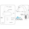 Automatic Sensor Faucet –Pillar Mounted AC/DC-Sensor Faucet-ORCHIDS INTERNATIONAL-ORCHIDS INTERNATIONAL