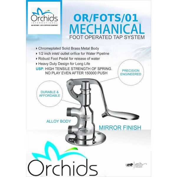 Orchids Foot Operated Tap System. OR/FOTS/01
