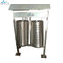 Pole Mounted Twin SS Bin with Roof