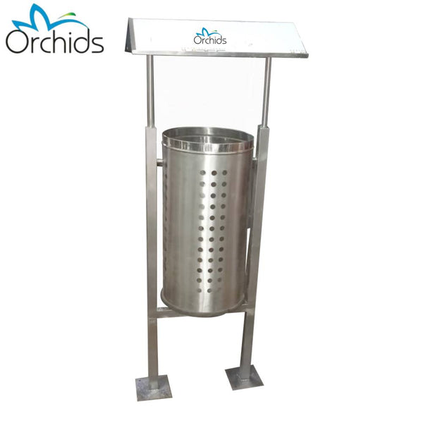 Pole Mounted SS Bin